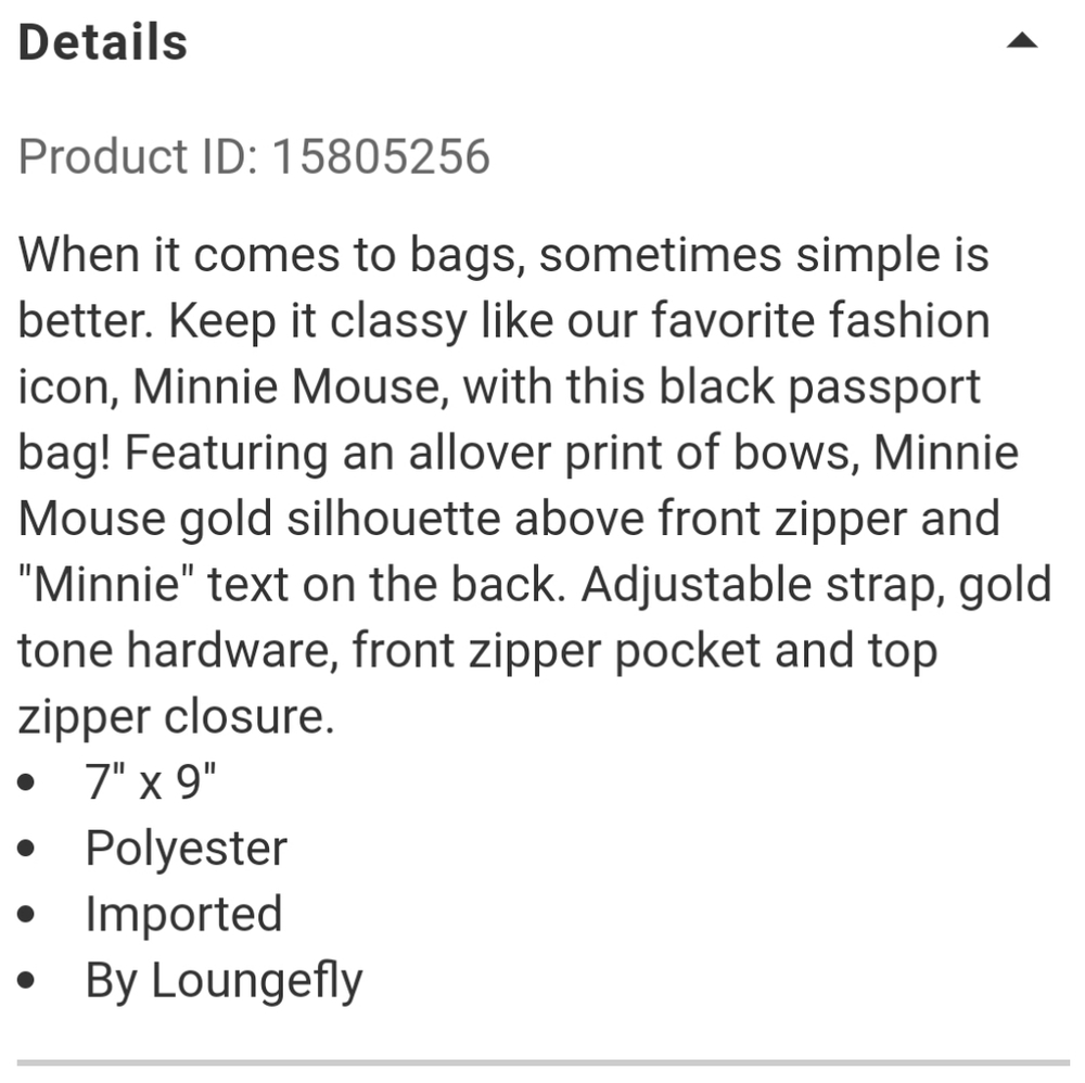Loungefly Black and Purple Minnie Crossbody Bag - Picture 3 of 8